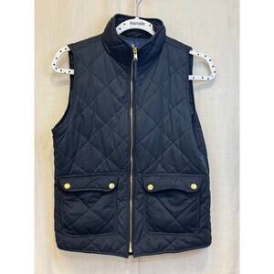 Women's Blue Rain S black puffy vest.